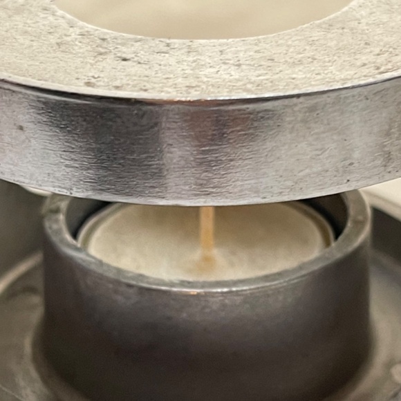 PEWTER Knobler Japan Votive Candle Holder/Warmer Mid-Century - Picture 2 of 10